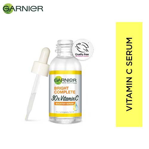 Garnier Bright Complete Vitamin C Face Serum, 30ml - with 30x Vitamin C